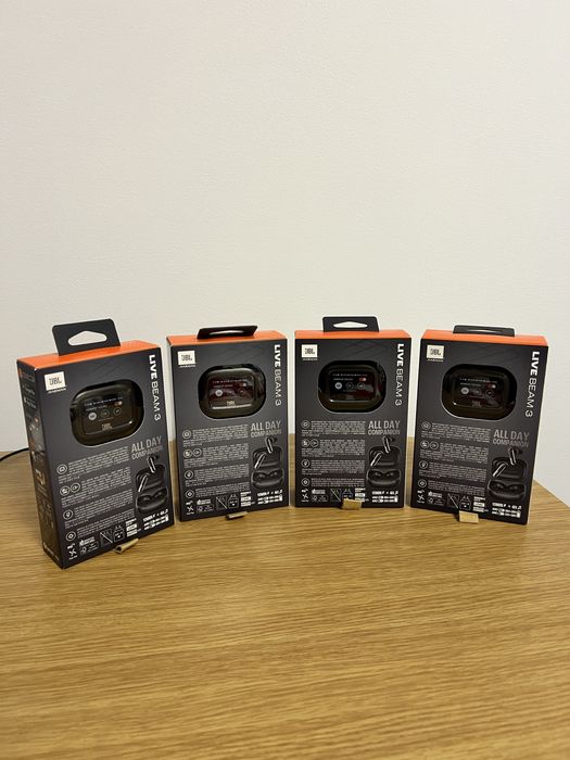 Casti JBL LIVE Beam 3 / Perfect Fit Touch - Originale , Sigilate