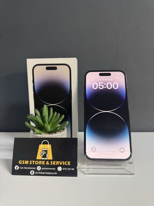 Iphone 14 Pro 128Gb Space Black Garantie Gsm Store&Service