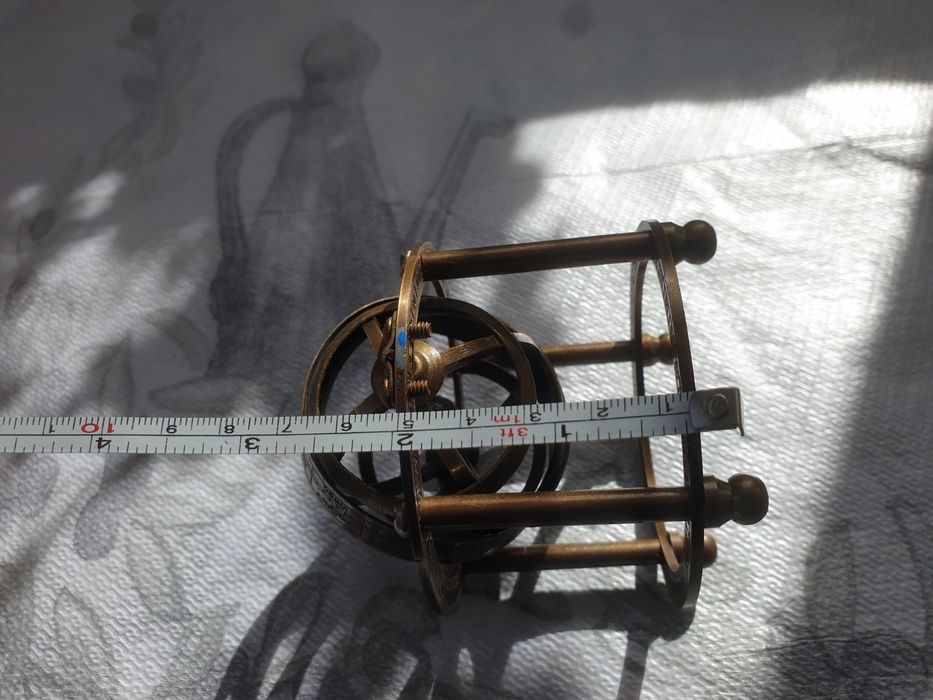 Античен  глобус. Антична бронзова гравирана армиларна сфера