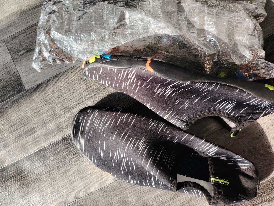 аквашузы пляжные чёрные 44 размер коралки аквасоки отдых океан море