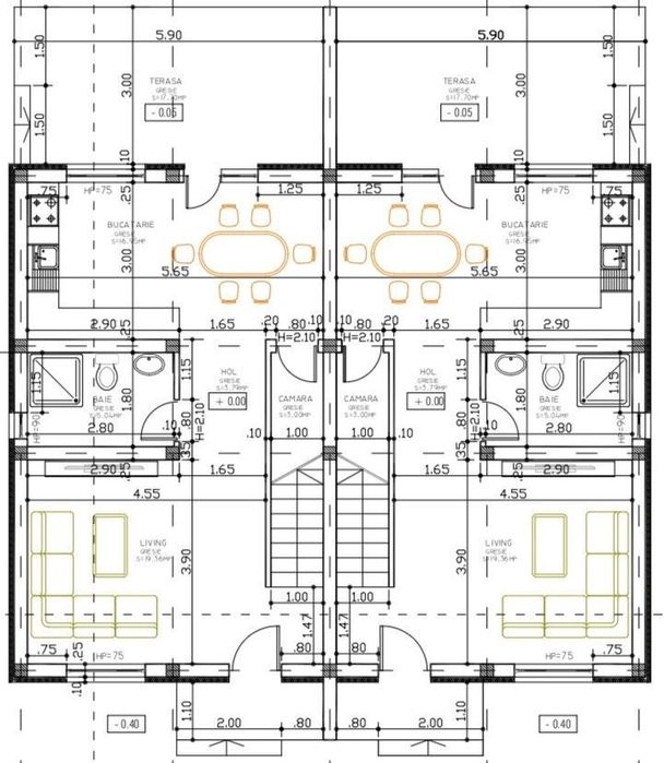 Duplex La Cheie, 3 Camere, De Neratat