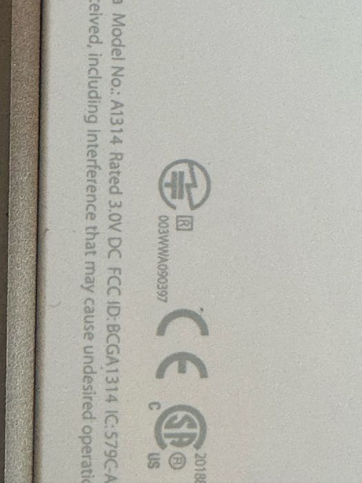 Tastatura  APPLE.  A1314