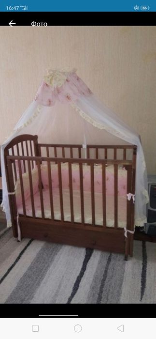Продам детскую кроватку.