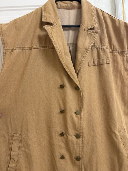 Срочно продается платье джинсовка размер 50-52