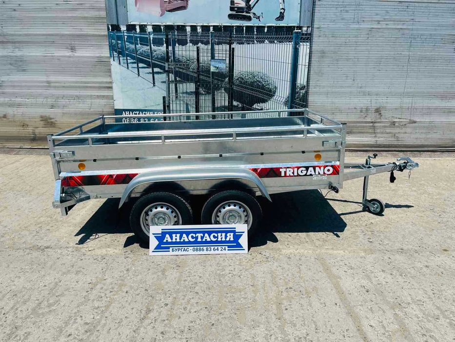 НОВО Туристическо, 2осо самосвално ремарке TRIGANO 2C250