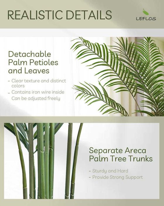 Planta artificiala palmier 180cm, verde natural, REDUS de la 390RON