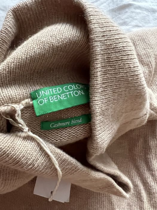 Poncho din lana United Colour of Benetton