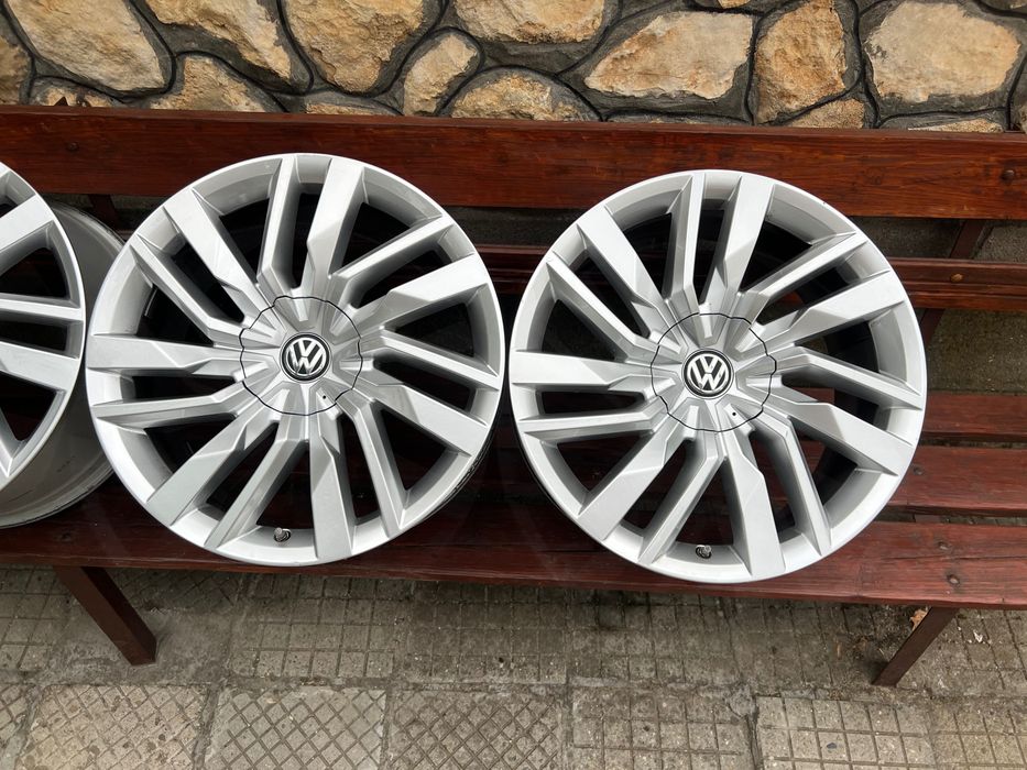 КАТО НОВИ!!! Джанти 19 5х112 Фолксваген Туарег Djanti 19 5x112 VW Touareg Originalni