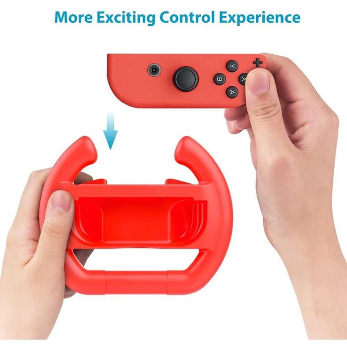 10 in 1 Kit Accesorii Nintendo Switch controller grip si volan Joy-Con