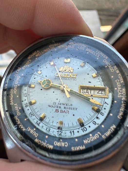 ORIENT World Time Automatic. 70-те години на миналия век.