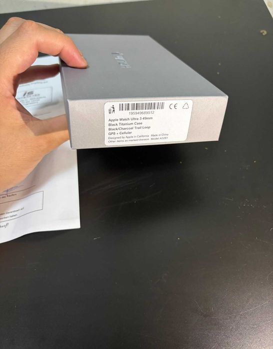 !НОВ! Apple Watch Ultra 3 49mm GPS + Cellular (5G) Black Titanium Trail Loop