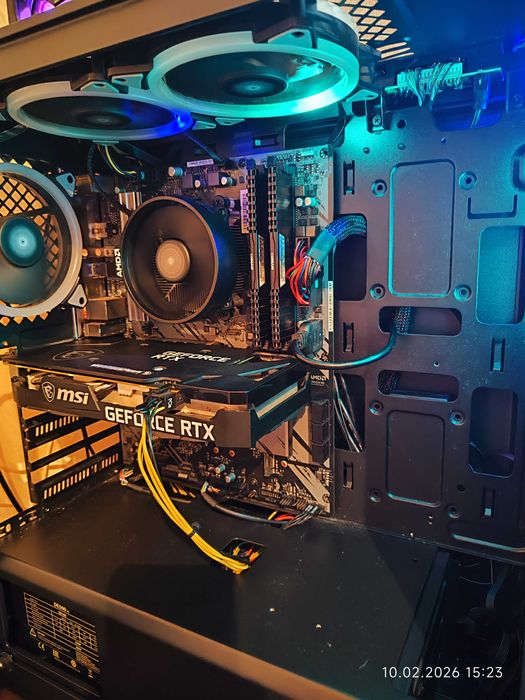 Геймърски Ryzen 5 5600X, RTX 3060 12GB, RAM 16GB DDR4