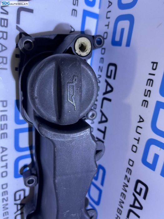Capac Culbutori Chiulasa Motor Epurator Gaze Peugeot 407 1.6 HDI 2004 - 2011 Cod 9651815680 [D0728]