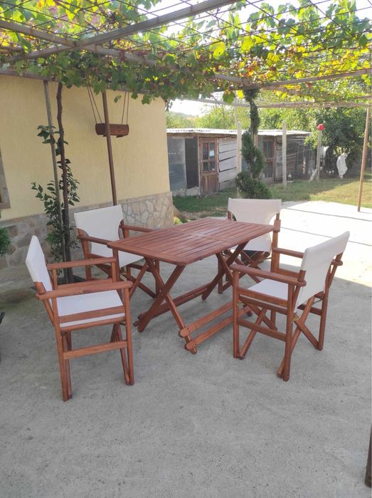 !Сгъваеми режисьорски столове от 100% бук !