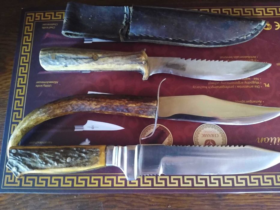 Cuțite vânătoare inox forjat - unicat lucrate manual