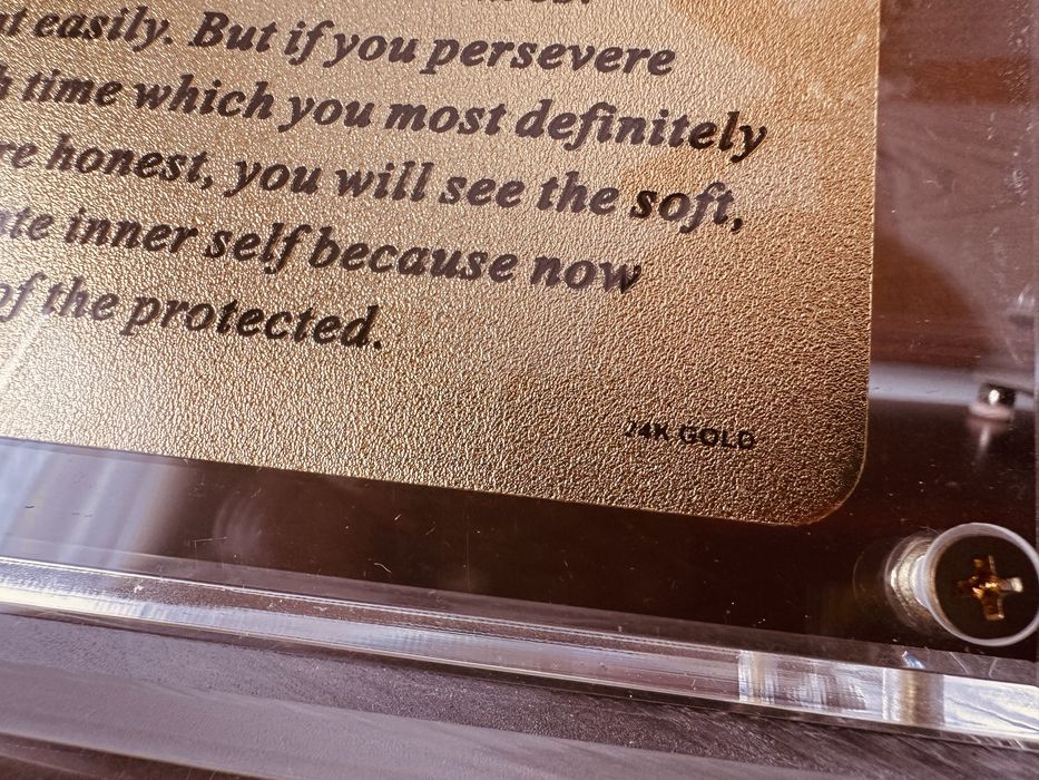 Placuta Zodia RAC - Foita Aur 24k