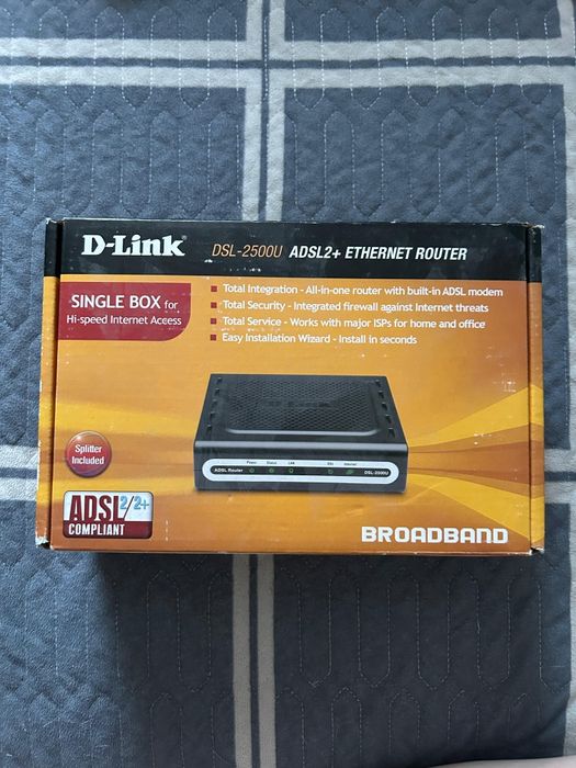 D-Link ADSL/Ethernet-маршрутизатор DSL-2500U