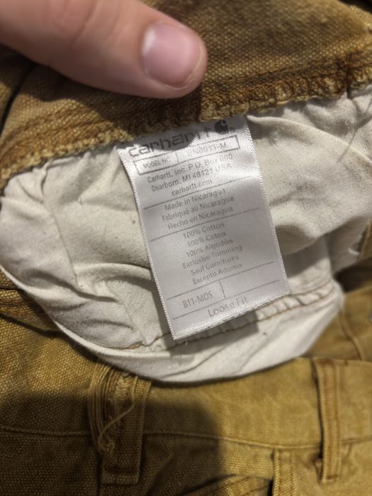 Carhartt Double Knee Work Pants Brown W40 L34 , negociabil