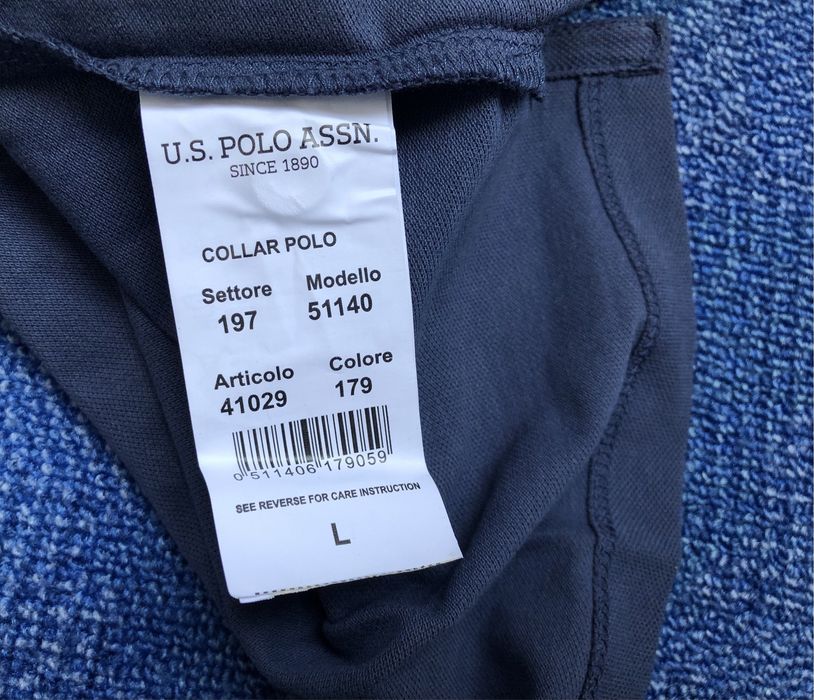 US Polo Assn. Polo Shirt ОРИГИНАЛНA мъжкa поло тенискa - L-M