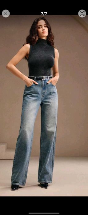 Дамски Дънки с пайети