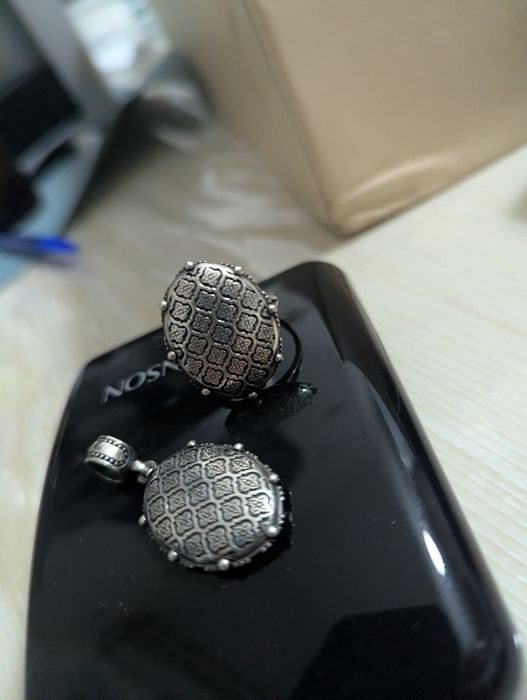 Кольцо и подвеска комплект