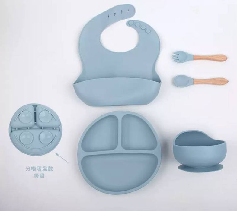 Набор  Детской посуды из силикона