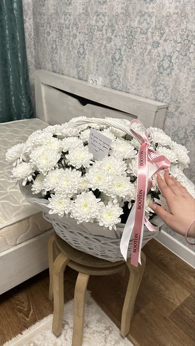 ПЫШНЫЕ, Свежие хризантемы