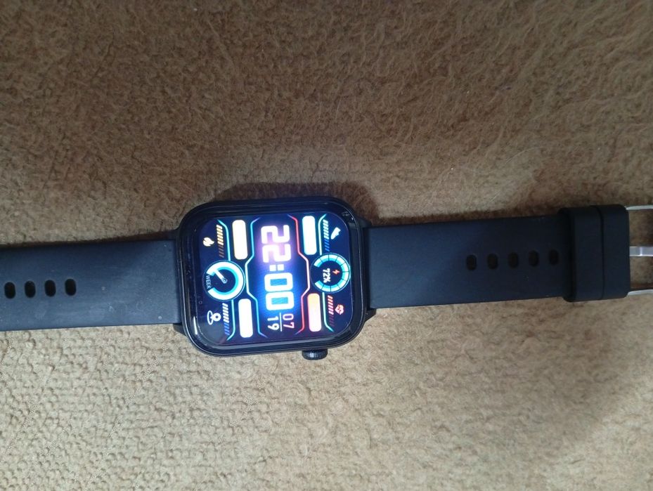Ceas Inteligent Smartwatch Marsyu ET570 NOU - Curea Neagră, EKG, Apel Bluetooth