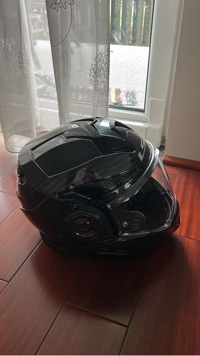 Casca moto LS2 Modulara full carbon intercom ready