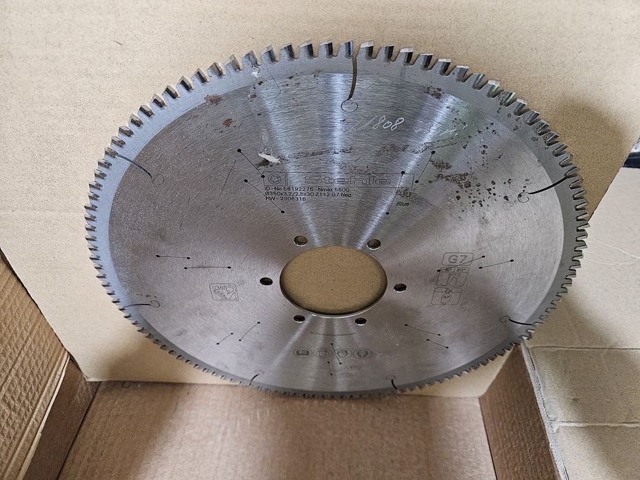 Disc circular debitare profile, neferoase, aluminiu, termopan