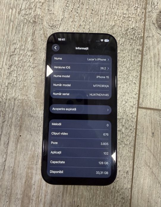 Iphone 15 , 128GB