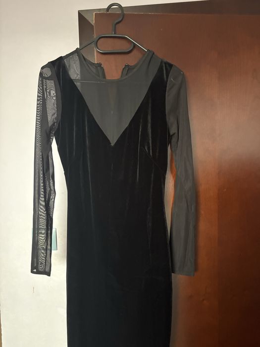 Дамска черна рокля
