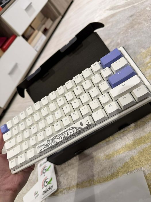 Ducky One 3 Mini White – механична клавиатура (60%)