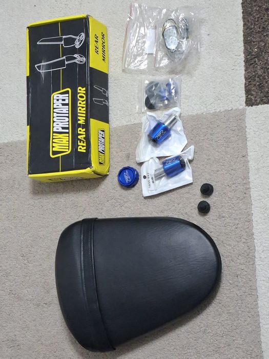 Pachet accesorii și șa spate Suzuki GSX-R + oglinzi universale Max  ProTaper