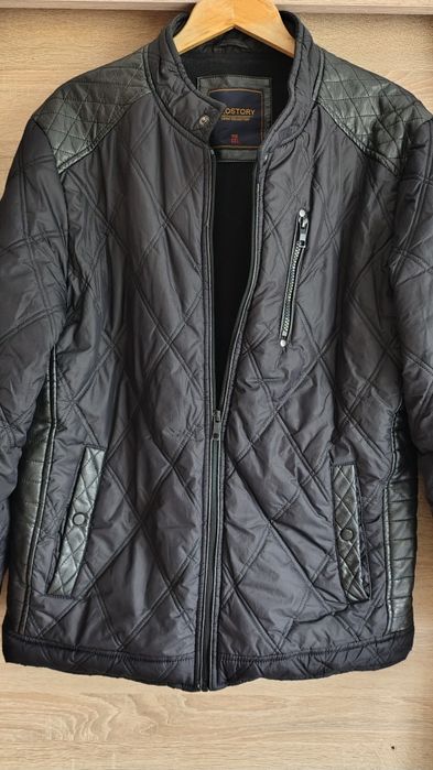 Яке, черно, лека вата