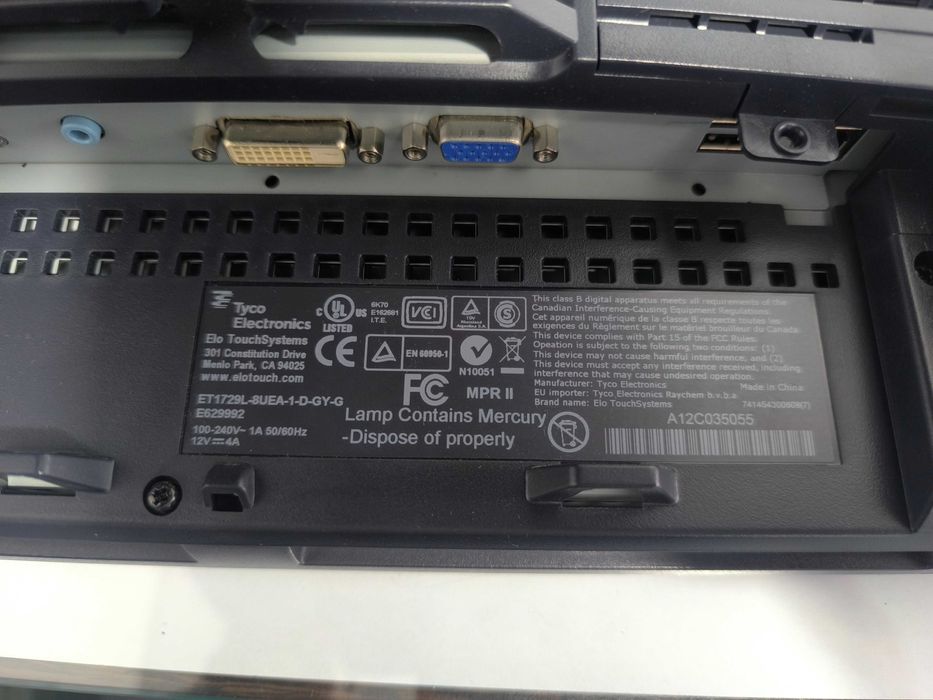 Monitor Touchscreen Elo TouchSystems ET1729L - Funcțional, Testat