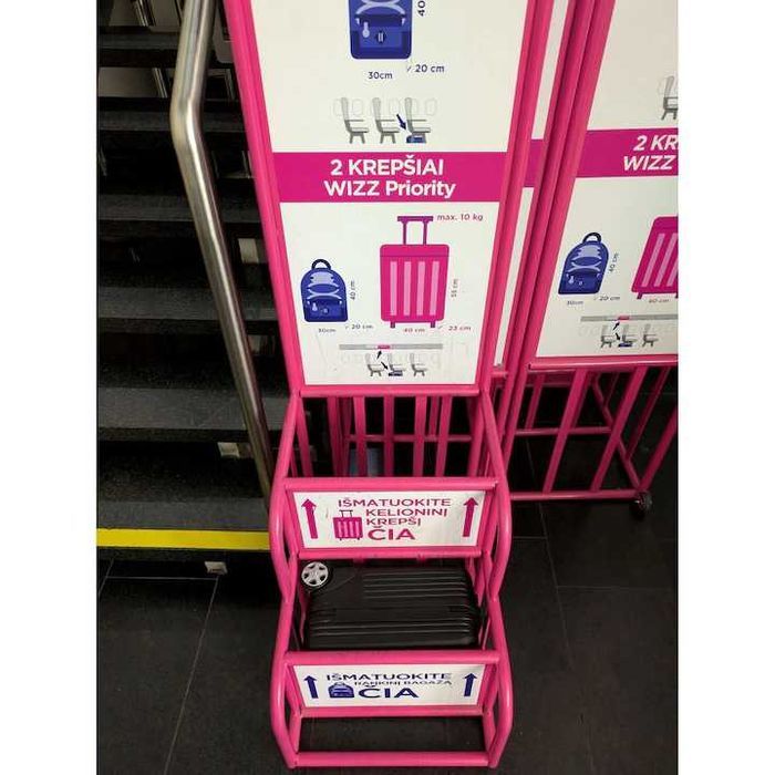 Bagaj de cabina CabinFly, 40x30x20 cm, bagaj de mana gratuit pentru Wizzair sau Ryanair