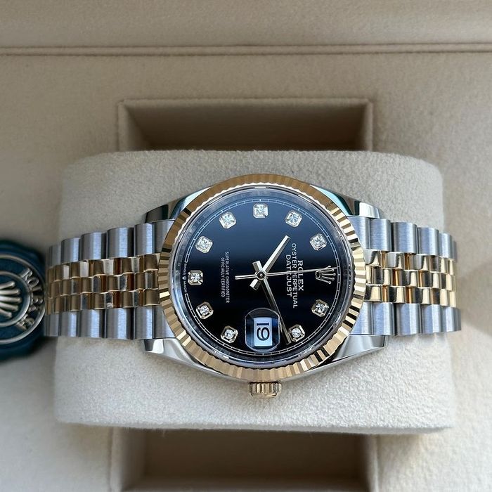 ceas rolex datejust bi-color 36,mm lady