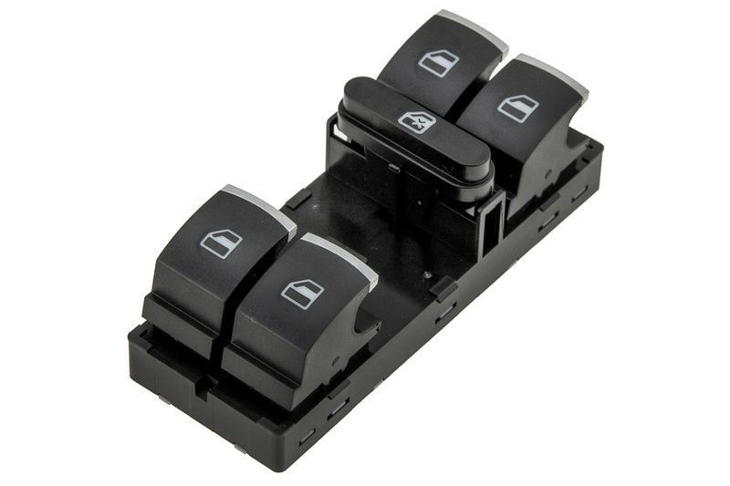 Бутон ключ за стъкла, Volkswagen, VW Golf 5, Passat B6, Tiguan, Хром