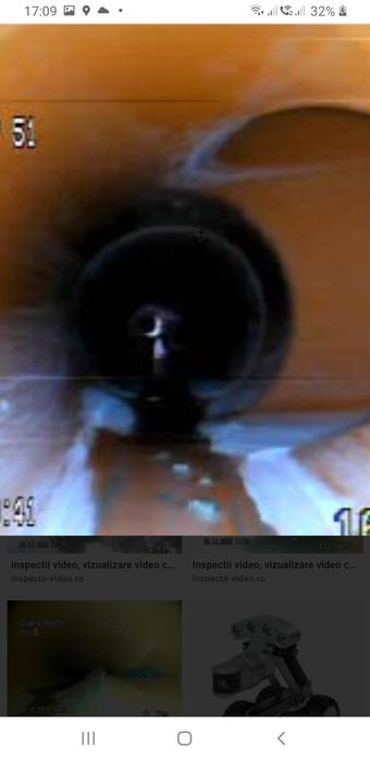 Inspectie video canalizare,desfundare cu presiune sau rac electric