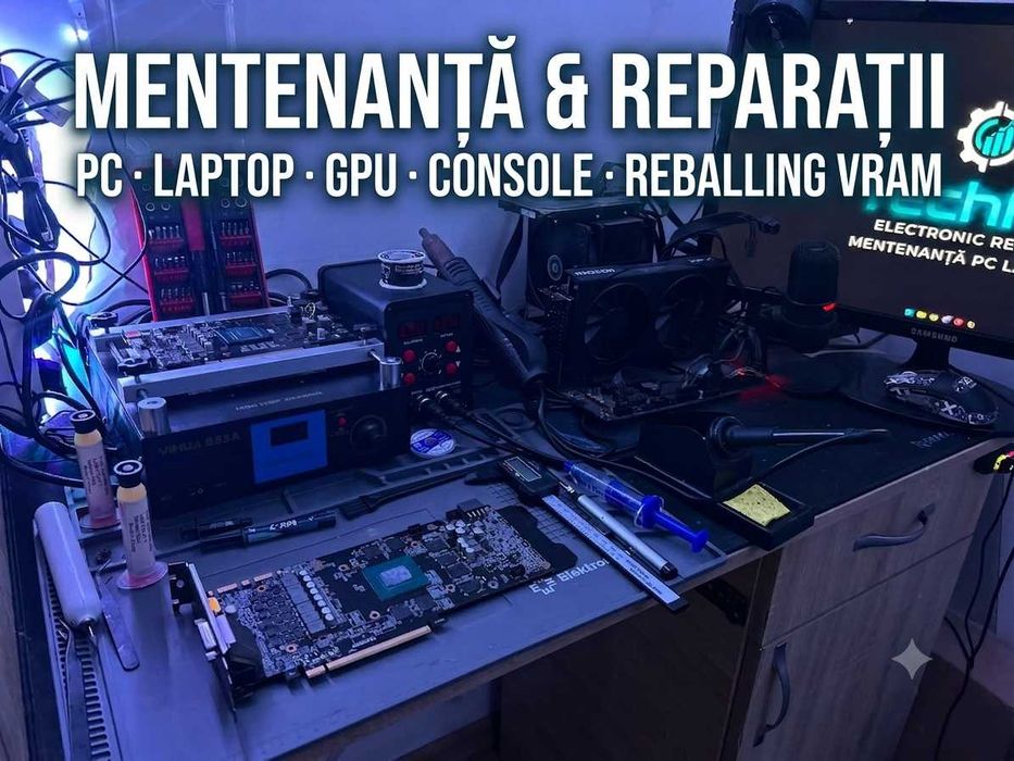 Reparatii Placi Video, PS/XBOX /  Mentenanta PC LAPTOP XBOX PS5