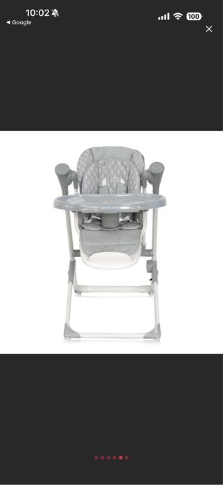 Scaun de masă bebe + leagăn + muzică