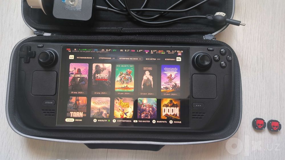 Продаю свой Steam Deck OLED 512 GB + кейс + док-станция