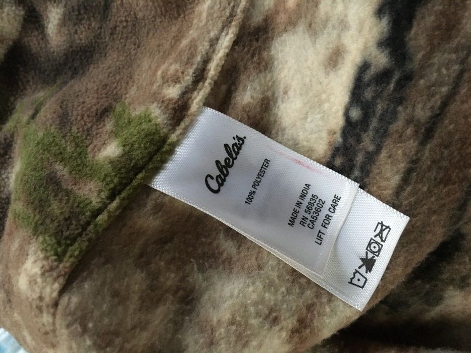 Halat polar camuflaj pădure forest robe fleece wood cabela’s