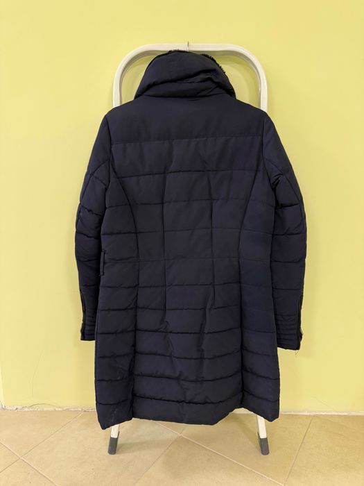 Дамско яке Reserved - зимно, тъмно синьо