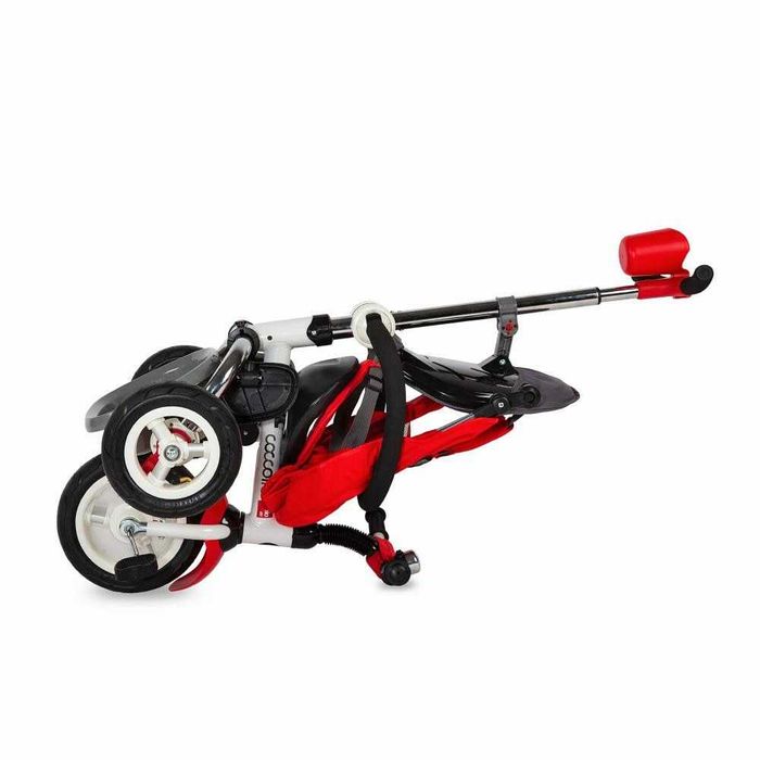 Tricicleta Coccolle Urbio Air, 18 luni+, 30kg, rosu-alb
