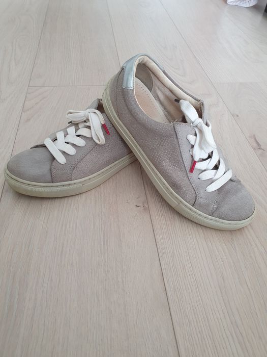 BENVENUTI Sneakers Tenisi dama piele naturala gri marime 37 Curier OLX
