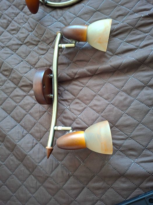 Полилий 2 бр.от метал и дърво