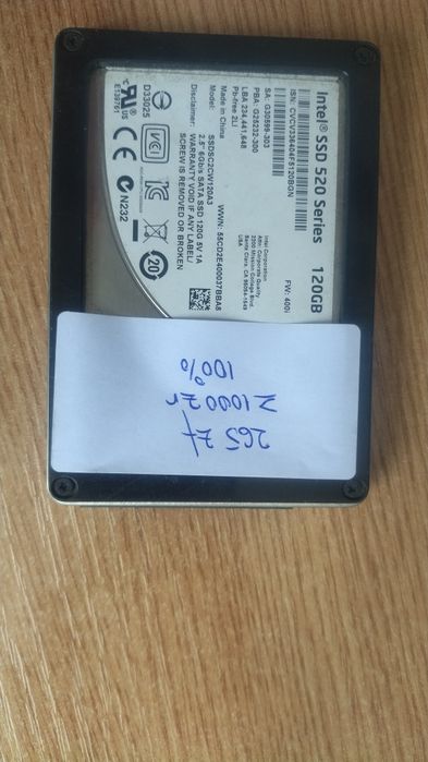 Intel SSD 520 Series de 120GB