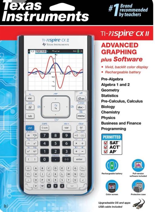 Ti-Nspire CX II калькулятор